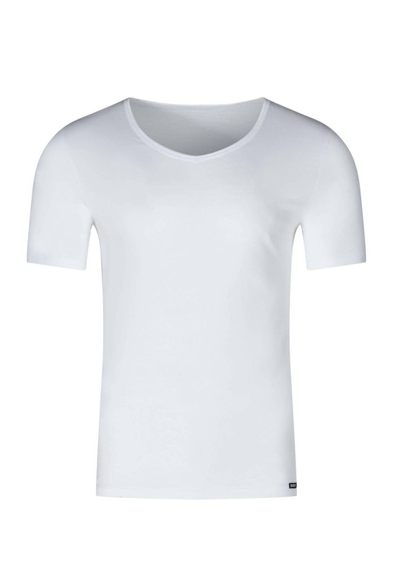 Herren T-Shirts 2er Pack V-Ausschnitt Skiny white 086911