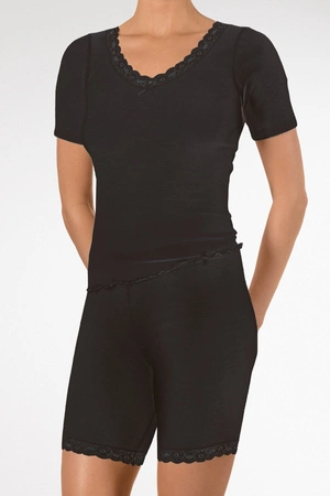Women's long panties wool with silk Nina Von C black 29220846