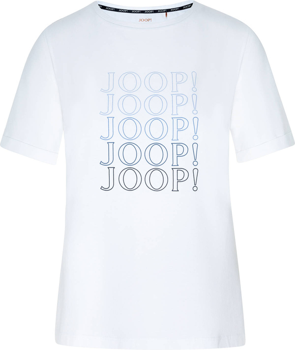 T-shirt damski z bawełny Joop biały 642160